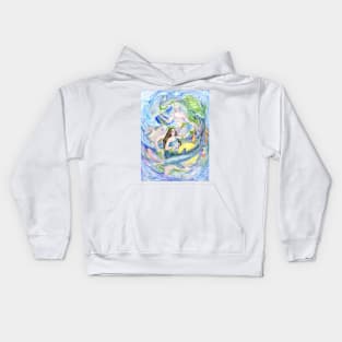 Yin Yang Mermaids Kids Hoodie